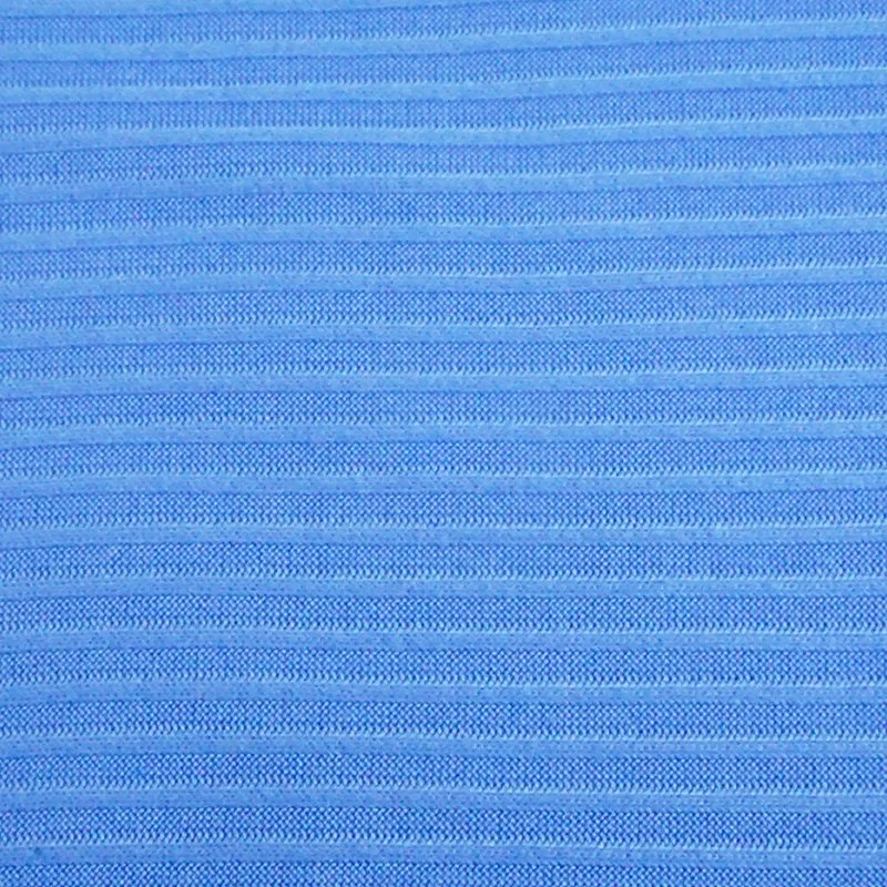 Knitted 95%Polyester 5%Spandex Material DTY Rib Fabric for Jersey Tshirt